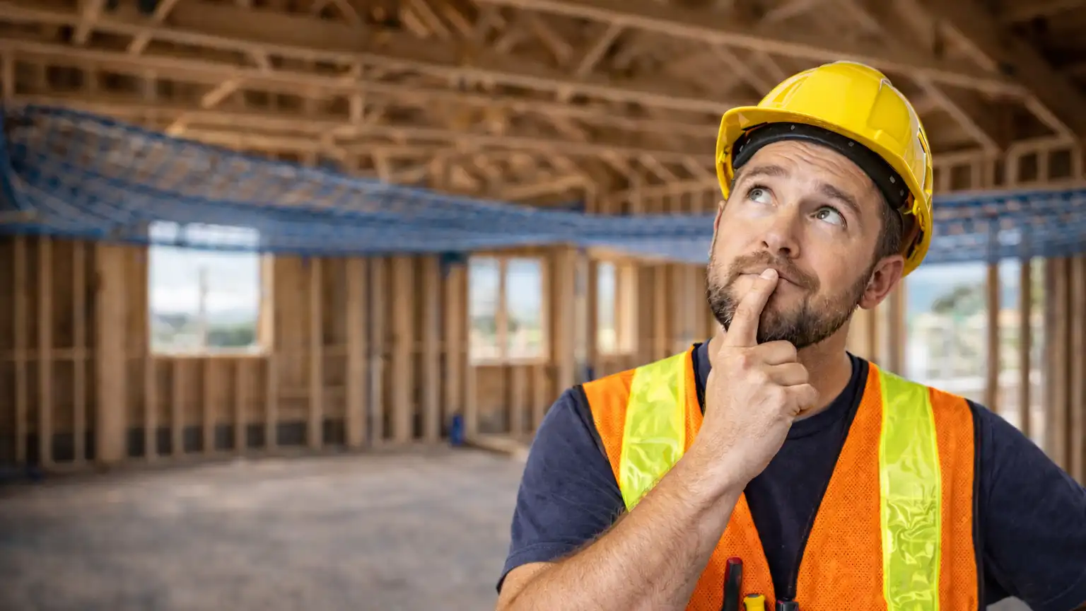 Builder with questions about safety nets